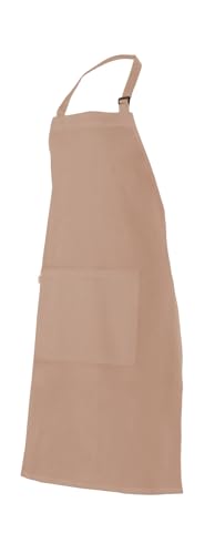 Velilla 404203/C/TU - Schürze mit Latz (modern), beige, 404203/C6/TU