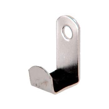 Sperrliste Clip 1/2" Standard Rund – Vernickelter Stahl, Packung Mit 4 Clips, Für Spiegel & Dekoration