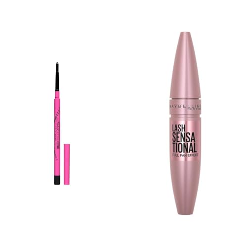 MAYBELLINE Master Precise Skinny Gel Eyeliner Pencil, Defining Black, 1 Count &…