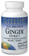 Planetary Herbals Full Spectrum Ginger Extract Tablets, 120 Count