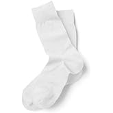 Cotton Dress Socks (Mens, White)