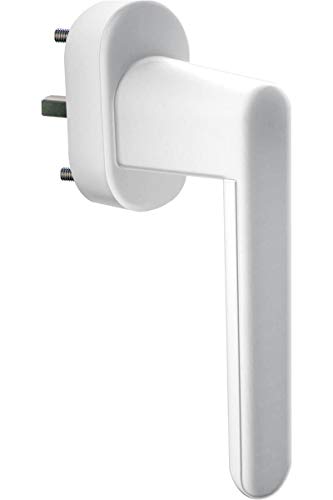 Schellenberg 46506 Maniglia di Sicurezza ad Allarme in Bianco per Finestre, Porte di Balconi e Terrazzi, Bianco, 37 Mm
