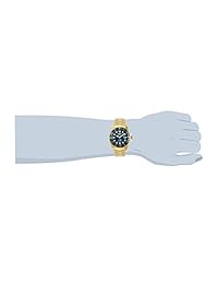 Reloj de cuarzo Pro Diver Invicta para hombre con correa de acero inoxidable, dorado, 22 (modelo: 30024)