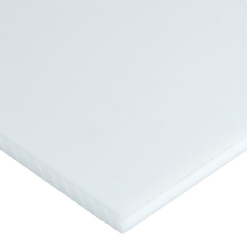 PTFE (Polytetrafluoroethylene) Sheet, Opaque White, Standard Tolerance, AMS 3651, 0.125