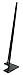 GSM Brands Hairpin Table Legs (Set of 4), Heavy Duty Satin Black Steel Rods for Industrial Design Look (16 Inch)
