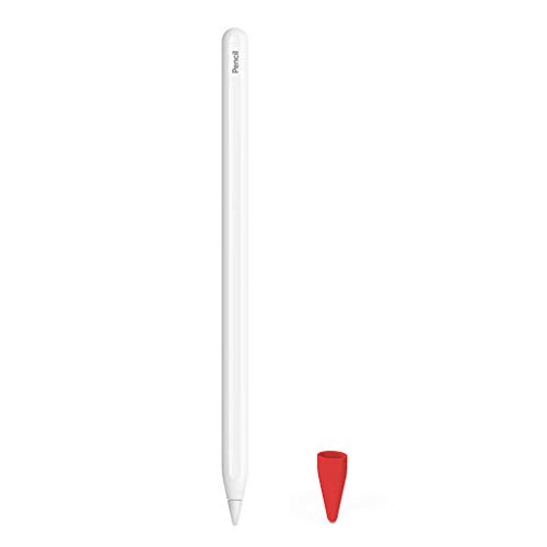 Itlovely Protective Cap Stylus Pen Nib Cover Case Soft Silicone Skin Replacement for Apple Pencil 1 Tip