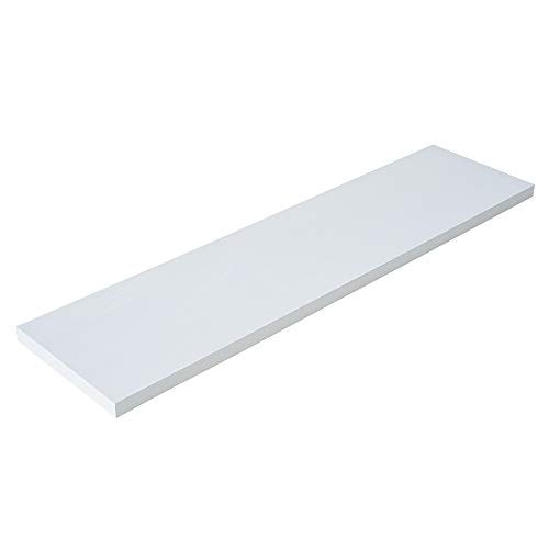 平安伸銅工業 LABRICO ウォールシェルフ用棚板 ホワイト 幅60×奥行15×厚さ1.5cm パイン集成材棚板 WSW-79