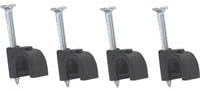 Audiovox Accessories: Black Coax Cable Nail Vh102Br -2Pk
