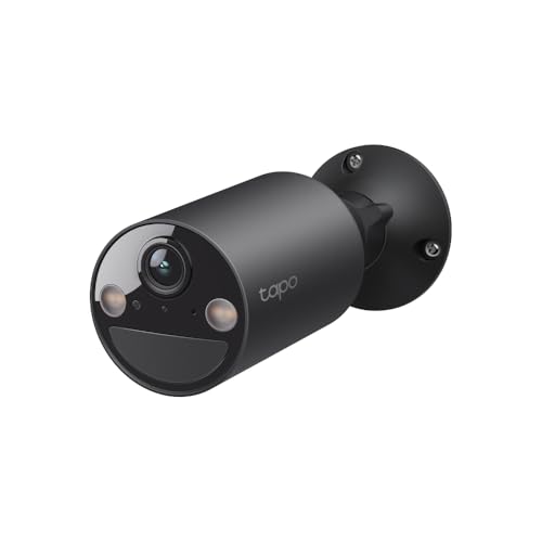 Tapo C411 Wireless Outdoor/Indoor WiFi Camera, 2K 3MP, Battery Life Up to 180 Days After a Single Charge, Colour Night Vision, Motion Detection Alarm, IP65
