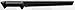 BrickArms 2.5 Scale LOOSE Weapon Tactical Sword Black