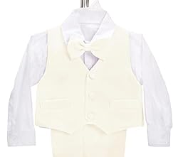 Dressy Daisy Toddler Boy' 5 Pcs Set Formal Tuxedo