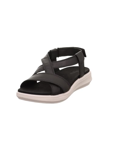 Legero Sandalia plana para mujer Ella, Negro 0100., 42 EU