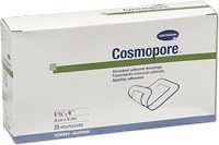 Cosmopore Adhesive Wound Dressing, 3 1/8" X 6", Lf