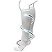 Miracle Socks Compression Socks - 6 Pair - White - Unisex S/M PlusBonus Free 4 oz. Miracle Heel Cream