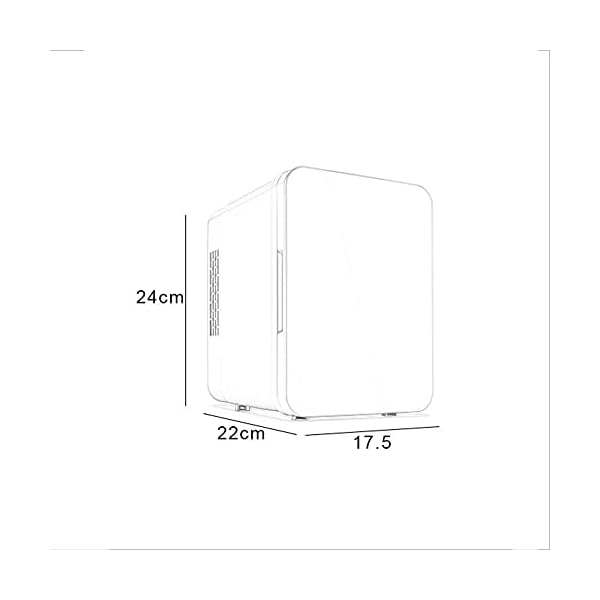 YANJ Portable Mini Fridge 12v 220v,Electric Cool Box Car refrigerator,CNC Display Hot And Cold Dual Energy Mute Design LOLDF1