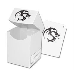 1 BCW Deck Box / Case - White - Holds 100 Cards