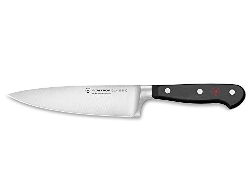 WUESTHOF Classic Black 6 Chefs Knife, 15 cm