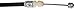 Dorman 912-208 Hood Release Cable Compatible with Select Honda Models