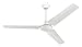 Ciata Lighting Industrial 56-Inch Three-Blade Indoor Ceiling Fan, White - 2 Pack