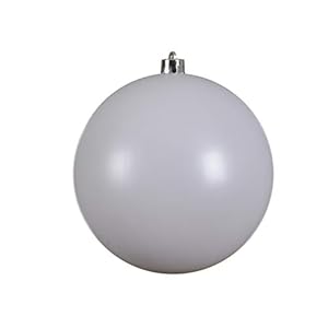 Ballen kerstballen kerstboomballen breukvast mat Ø 14 cm wit winterwit stukprijs