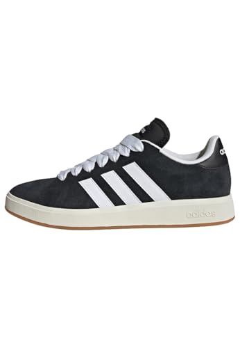 Uomo Grand Court Base 00S Shoes, Core Black/Cloud White/Gum, 44 2/3 EU