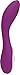 Pure Love G-Spot Silicone Vibrator Purple, Rechargeable, Water-Resistant and Multi Function, Adult Sex Toy