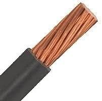 Black #4 Gauge THHN 19-Stranded Copper Building Wire (250ft Cut)