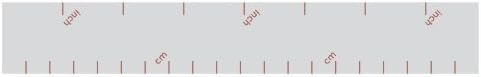 Siconi Collection 59" Scale Sticky Strip, Grey