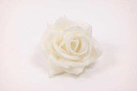 INNA Glas - Set 72 x Wachsrose, Creme, Ø 10 cm - Deko Rosenköpfe/Künstliche Blüten