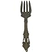 Aunt Chris' Products - Heavy Cast Iron - Over-sized Ornate Fork - Wall Decor - Rustic Brown Primitive Design - Great Accent For Any Chef Kitchen!