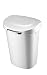 Rubbermaid Touch Top Lid Trash Can for Home, Kitchen, and Bathroom Garbage, 13 Gallon, White primary