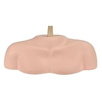 PVC Cosmetology Mannequin Training Heads Stand Holder Shoulder Mannequin Head Bust Stand Base