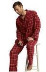 Hanes Flannel Plaid Pajamas Set