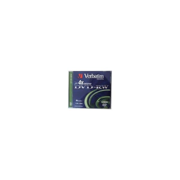 Verbatim DVD-RW 4X Speed 10er Pack Jewel Case Scratch Resistant Surface DVD-Rohlinge