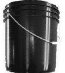 Leaktite B5GSKD 5-Gallon Black Plastic Pail - Quantity 10