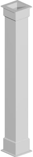 Fypon CWKT86047 6" Width x 108" Height Non-Tapered Plain Column Wrap