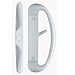 Cambridge Sliding Door Handle Set Durable hardware door locks, door handles, door hardware in White Finish Fits 3-15/16" CTC Screwholes and up to 1-3/4 inch thick doors