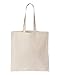 ATMOS GREEN 20 COLORS | 5 | 12 | 20 | 50 | 100 | 200 Pack 15 X 16 Inch NATURAL color Recycled Cotton tote bags eco friendly super strong great choice for schools promotion MADE in INDIA (5 Pack)