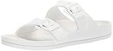 MIA Women's Jasmin Slide Sandal, White, 10 Medium US