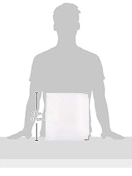 russell+hazel White Patent Signature 3-Ring Binder