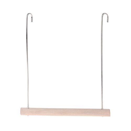 Bird Perches - Wooden Birds Perch Parrots Hanging Swing Cage Pendant Toys Stand Holder Natural - Medium Tree Sand Stands Bird Platform Macaws Wall Cage Perches Wood Toys Small Swings Parakee