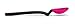 Dreamfarm Mini Supoon Silicone Scraping Spoon, 1 Teaspoon, Color Varies