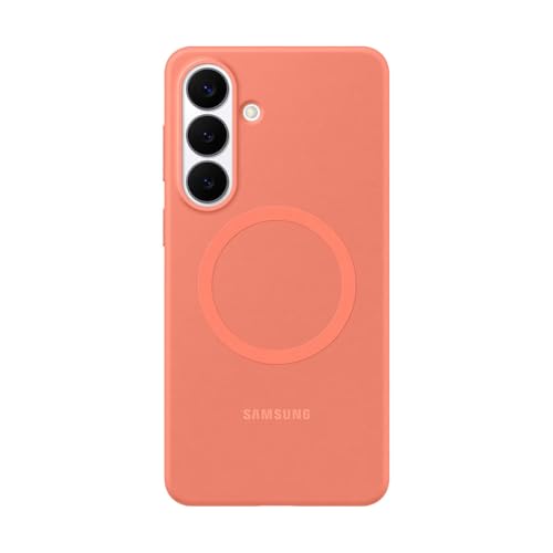 Samsung Galaxy S26+ Silicone Magnet Case, Coral Red