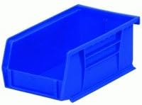 Akrobins For Racks And Panels - 4-1/8 X7-3/8 X3" - Blue - Blue - Lot of 24