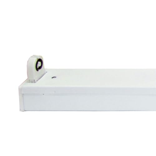 Regleta IP20 para tubo LED 25W, 150 cm - Ilumina espacios interiores, ideal para oficinas y comercios.