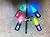 LED Flashlight Beverage Can Bottle Cooler Torch Light for Outdoors. Boating. Fishing. Camping. Hiking. Sports. Parties and Events, Water Bottle Accessory - Great for Your Gift Baskets. (black)