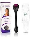 Wonderskin Derma Roller Cosmetic Needling tool For Face | Give skin a Smoother and luminous look | 540 Titanium Microneedle, 0.25mm | Includes Free Storage Case
