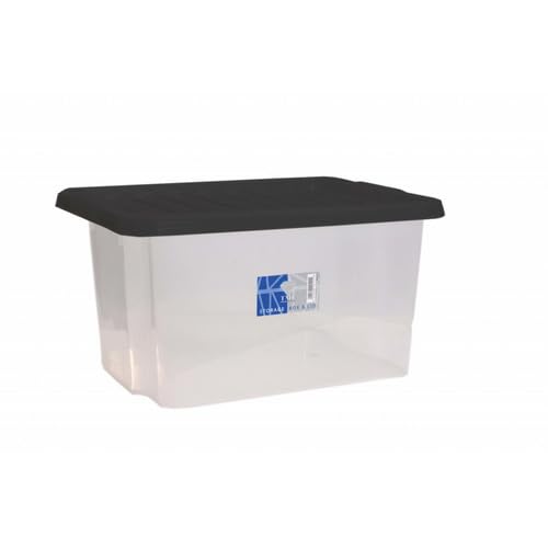 TML 35 Litre Clear Box and Lid (TML135BL)