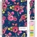 HARDCOVER Academic Planner 2019-2020: (June 2019 Through July 2020) 5.5 Daily Weekly Monthly Planner Yearly Agenda. Bonus Bookmark, Pocket Folder and Sticky Note Set (Bloom)