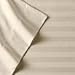 100% Egyptian Cotton Hotel Quality 2pc Pillowcases Queen Ivory Stripe - 22' X 30
